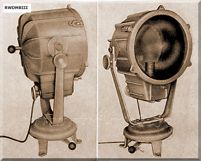 Schiffsscheinwerfer Typ 1000/35